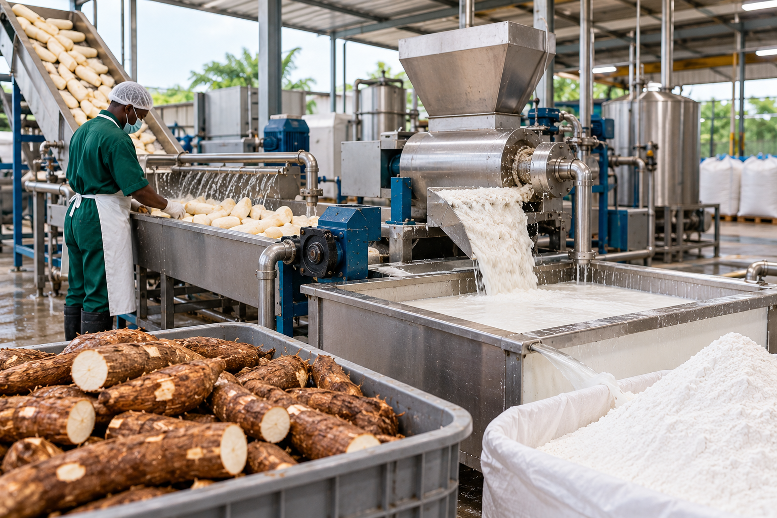 Amil Foods Industries starch extraction